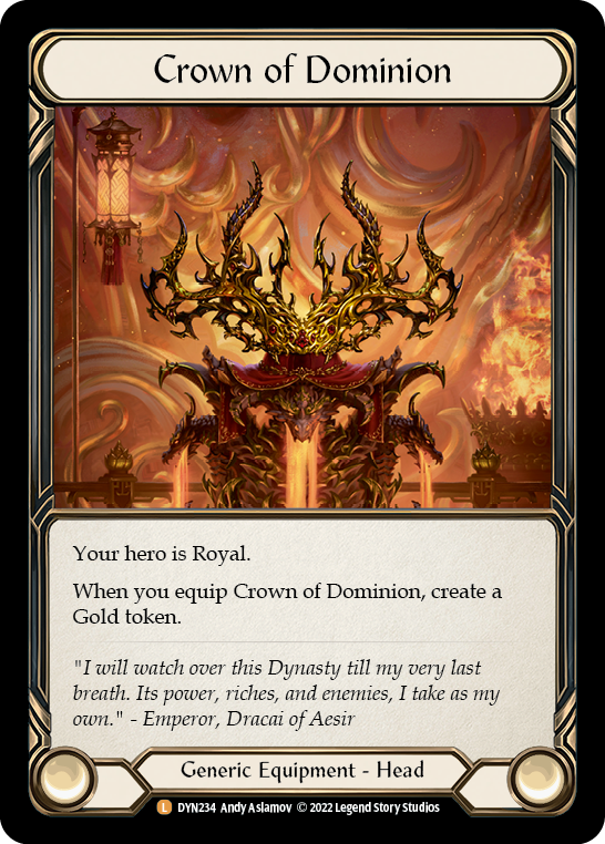 Flesh and Blood - Crown of Dominion Cold Foil - Dynasty