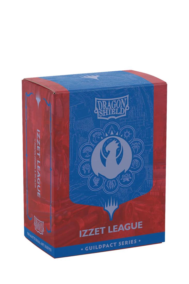 Dragon Shield - 100 Matte Dual Art Sleeves Standardgrösse - Guildpact Series Izzet League