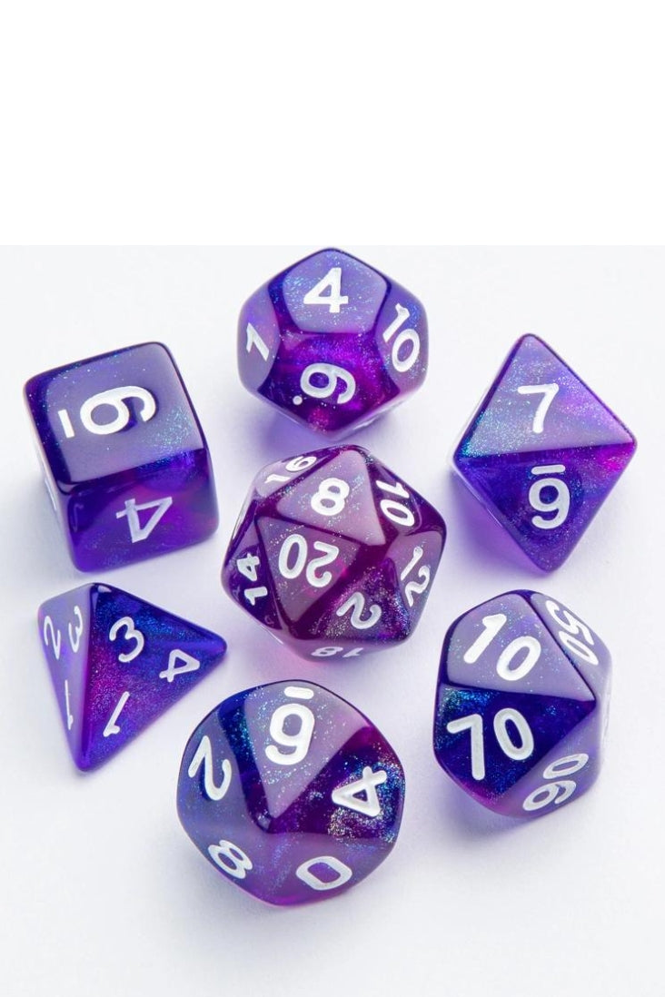 7er-Pack RPG-Set Würfel - Galaxy Series - Nebula