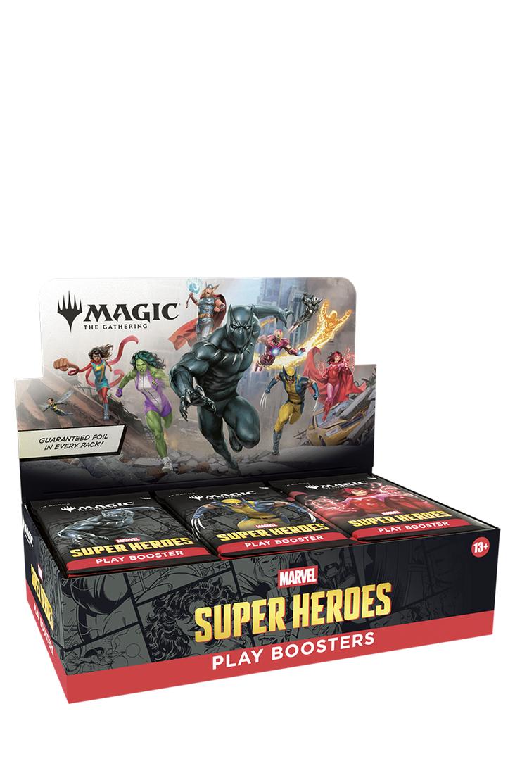 Magic: The Gathering - Marvel Super Heroes Play Booster Display - Englisch