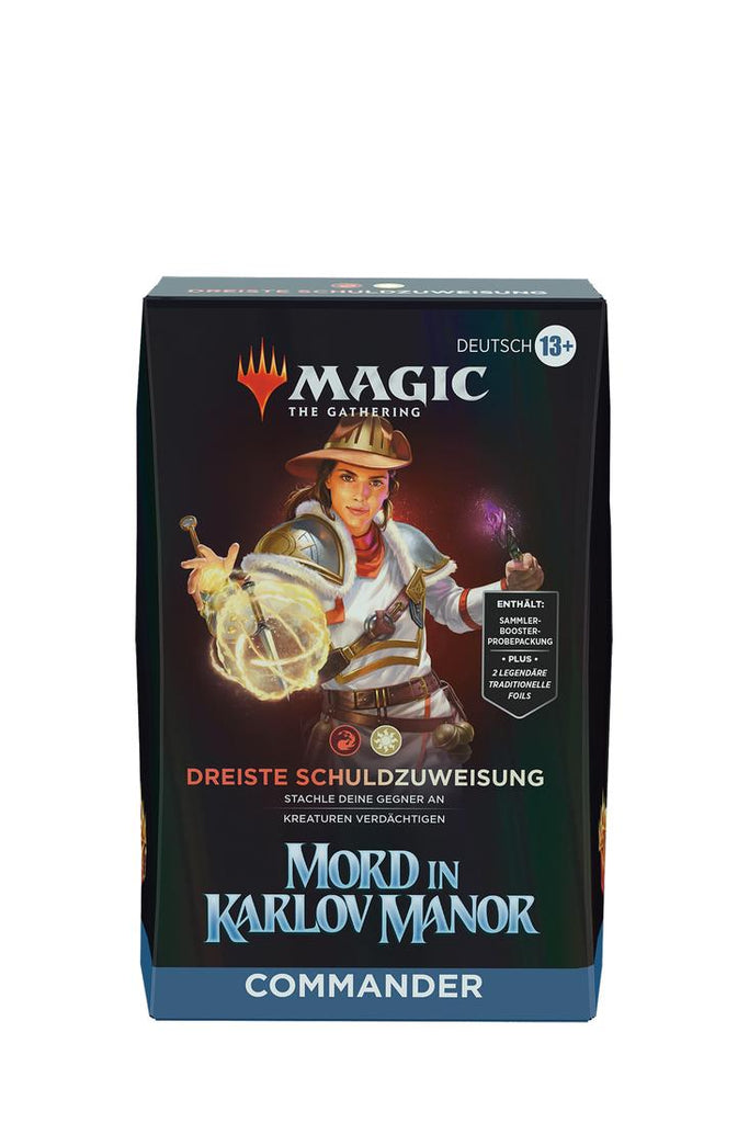 Magic: The Gathering - Mord in Karlov Manor Commander Dreiste Schuldzuweisungen - Deutsch