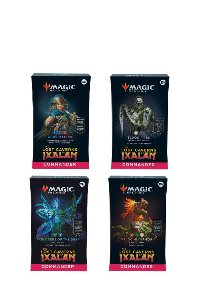 Magic: The Gathering - The Lost Caverns of Ixalan Commander Alle 4 Decks Commander - Englisch