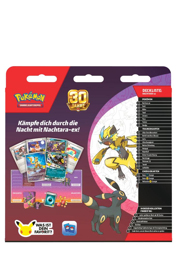 Pokémon - 30 Jahre Kampfdeck - Nachtara-ex - Deutsch