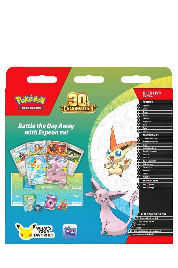 Pokémon - 30th Celebration Battle Deck - Espeon ex - Englisch