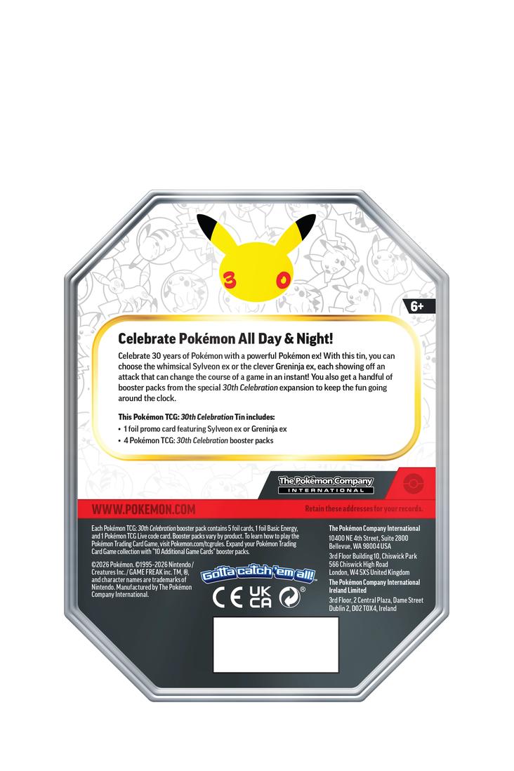 Pokémon - 30th Celebration Tin - Sylveon ex - Englisch