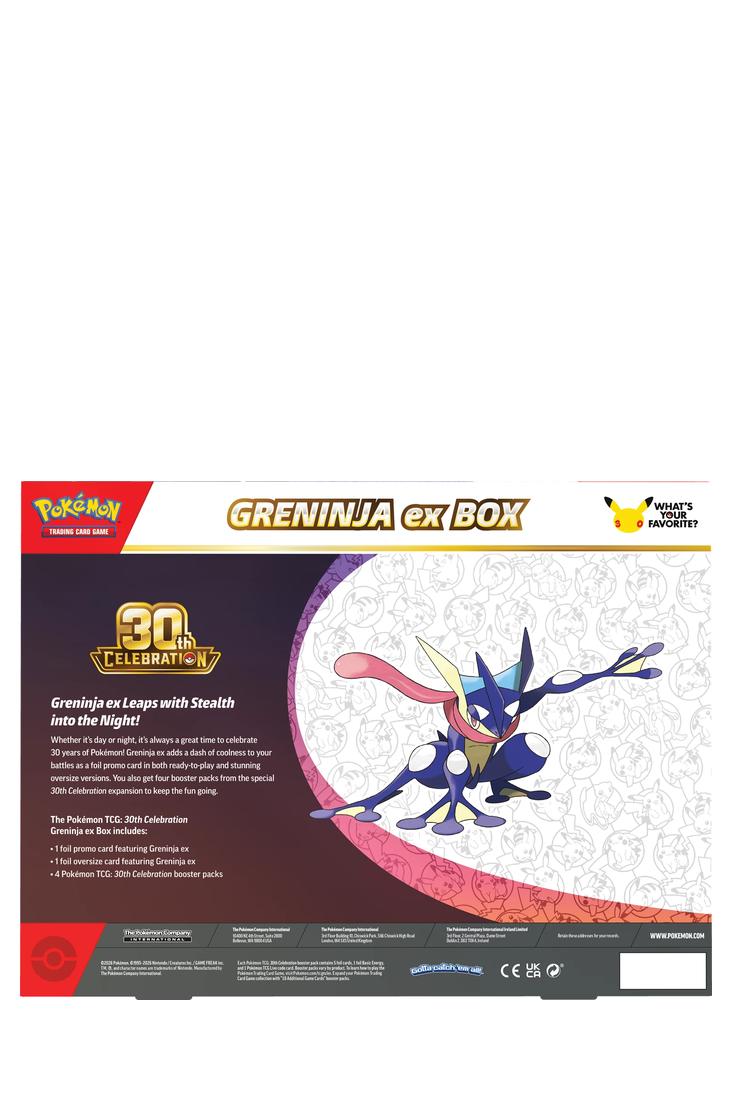 Pokémon - 30th Celebration ex Box - Greninja ex - Englisch