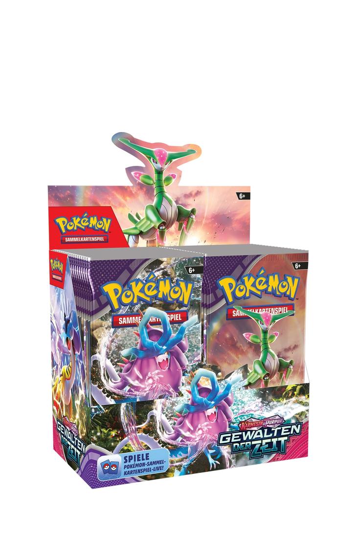 Pokémon - Karmesin & Purpur - Gewalten der Zeit Booster Display - Deutsch
