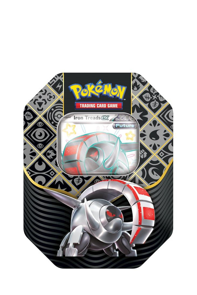 Pokémon - Scarlet & Violet - Paldean Fates Tin Box Iron Treads ex - Englisch
