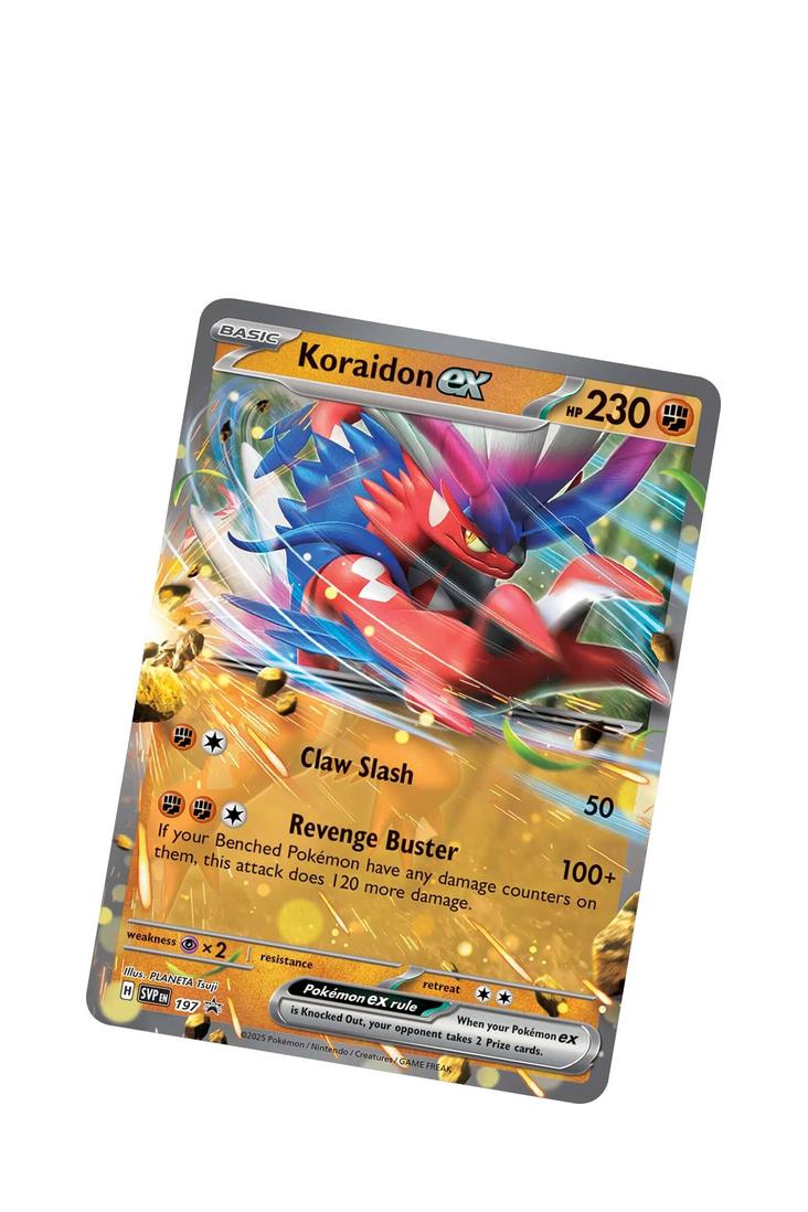 Pokémon - Slashing Legends Tin Box Koraidon ex - Englisch
