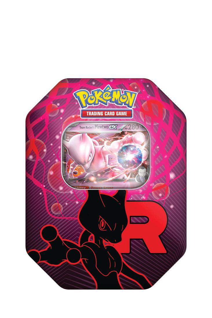 Pokémon - Team Rocket Tin Box Mewtwo ex - Englisch
