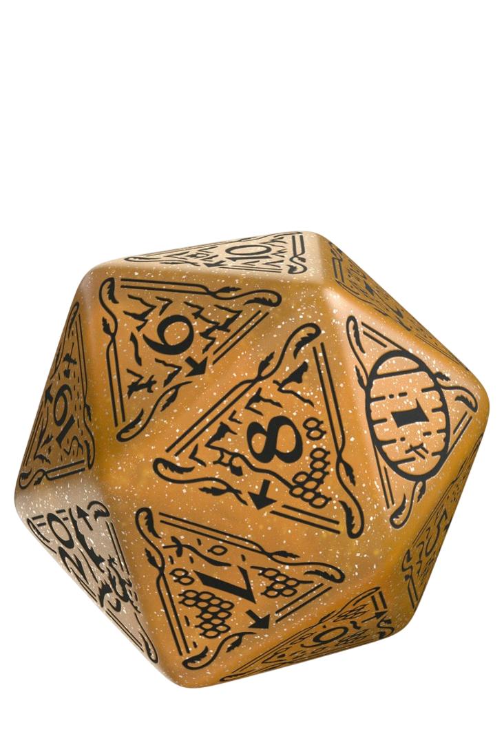 Q Workshop - Jumbo Spindown D20 Würfel - The Hobbit - Solaris