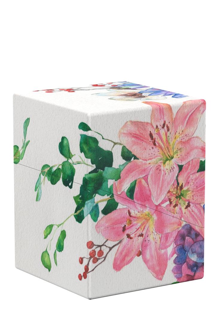 Ultimate Guard - Return To Earth Boulder 100+ Deck Case - Coral Places - Lotus Bloom