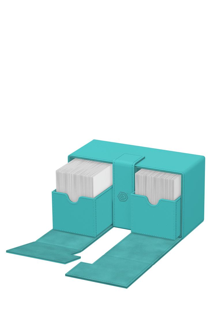 Ultimate Guard - Twin Flip'n'Tray 200+ Xenoskin Summer Edition 2025 - Lagoon