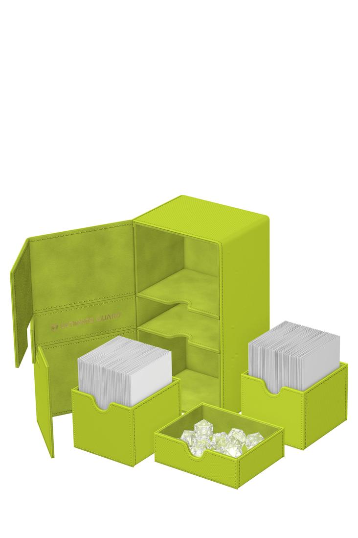 Ultimate Guard - Twin Flip'n'Tray 200+ Xenoskin Summer Edition 2025 - Lime
