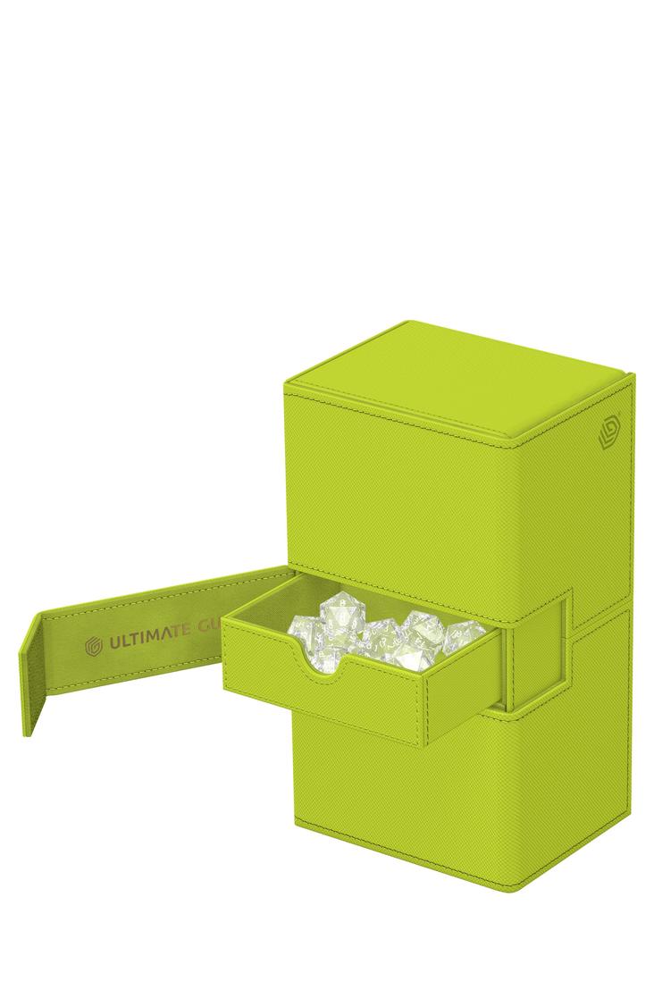 Ultimate Guard - Twin Flip'n'Tray 200+ Xenoskin Summer Edition 2025 - Lime