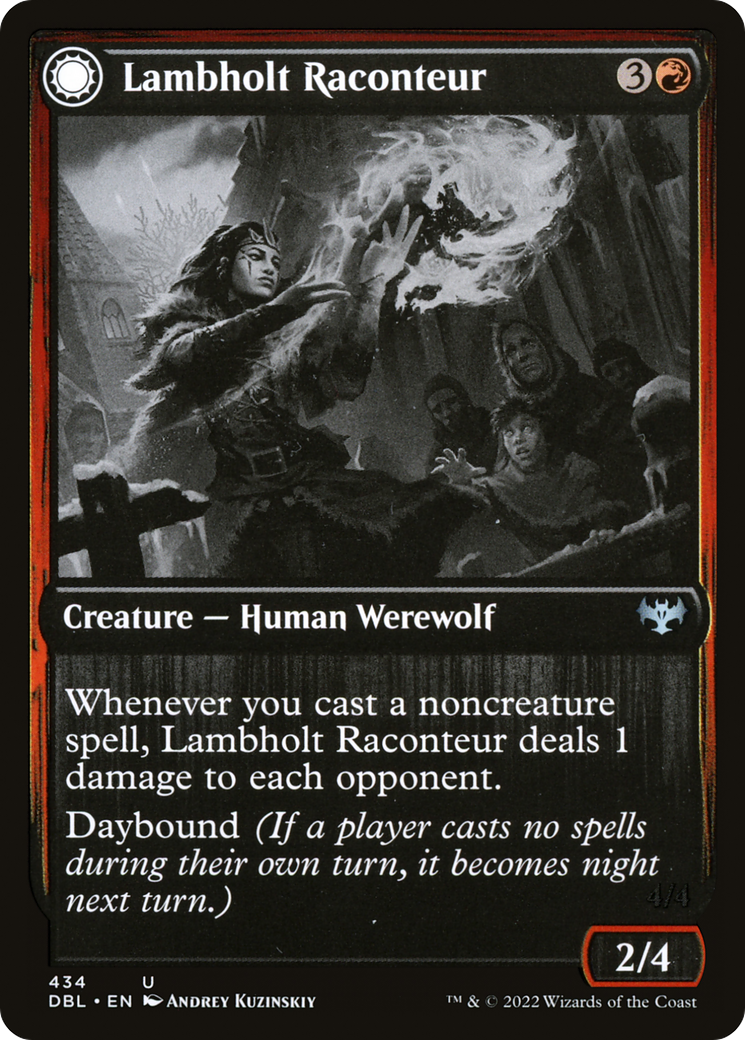 Magic: The Gathering - Lambholt Raconteur // Lambholt Ravager Foil - Innistrad: Double Feature