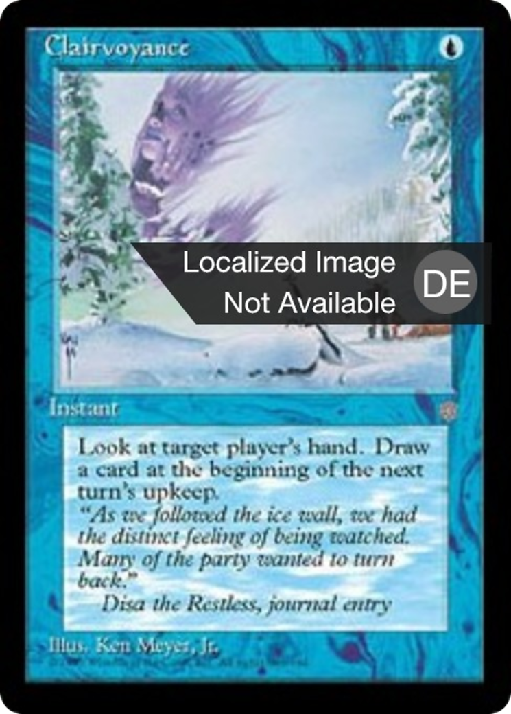 Magic: The Gathering - Hellsichtigkeit - Ice Age