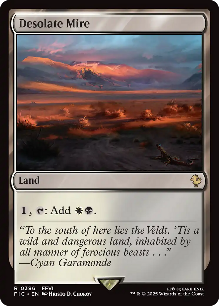 Magic: The Gathering - Desolate Mire - Final Fantasy Commander