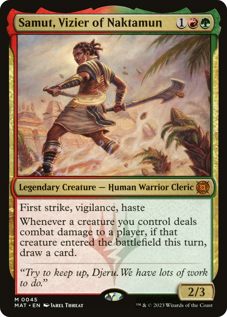 Magic: The Gathering - Samut, Vizier of Naktamun - March of the Machine: The Aftermath