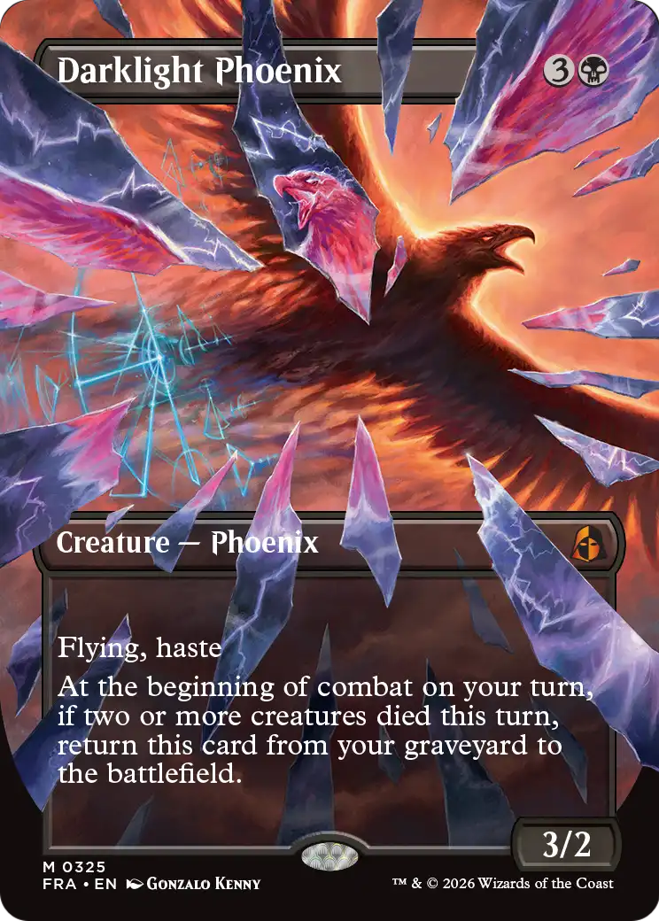 Magic: The Gathering - Darklight Phoenix - Reality Fracture