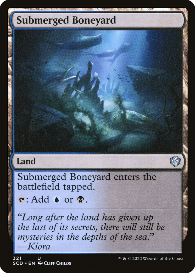 Magic: The Gathering - Submerged Boneyard - Starter Commander Decks
