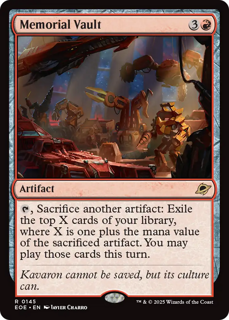 Magic: The Gathering - Memorial Vault Foil - Edge of Eternities