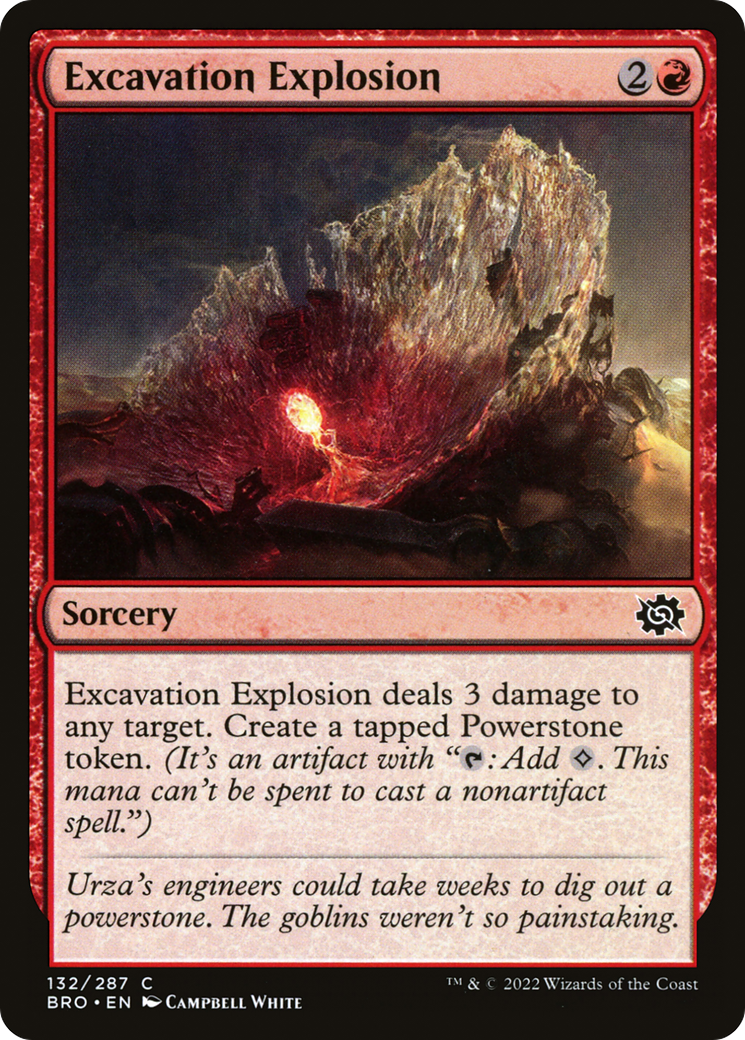 Magic: The Gathering - Excavation Explosion Foil - The Brothers' War