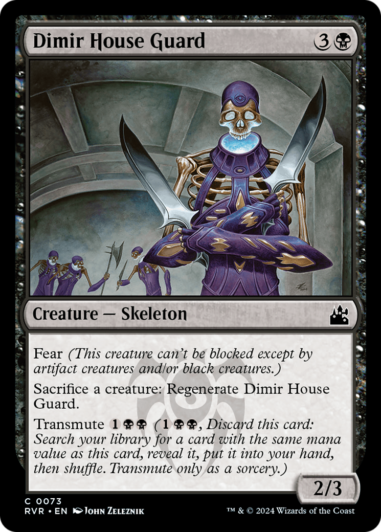 Magic: The Gathering - Dimir House Guard Foil - Ravnica Remastered