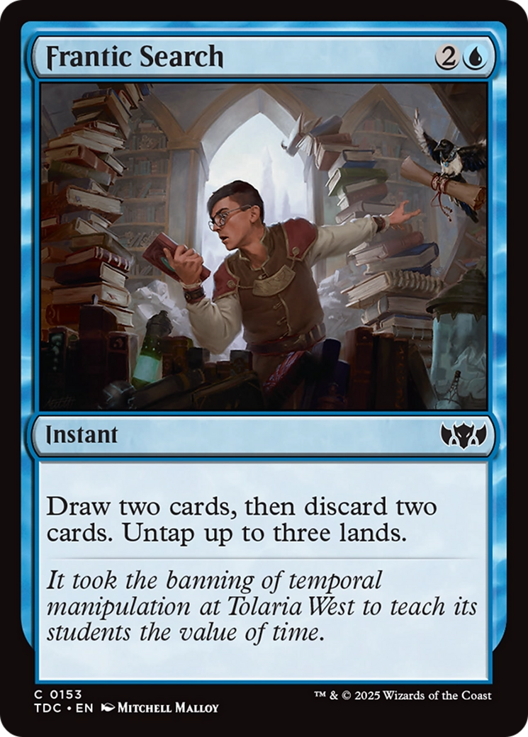 Magic: The Gathering - Frantic Search - Tarkir: Dragonstorm Commander