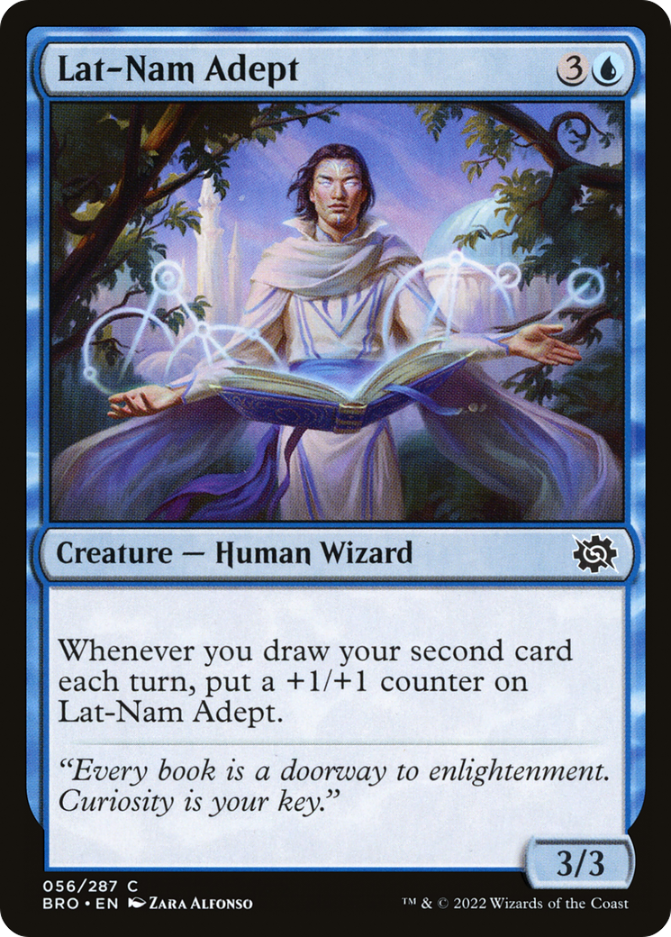 Magic: The Gathering - Lat-Nam Adept Foil - The Brothers' War