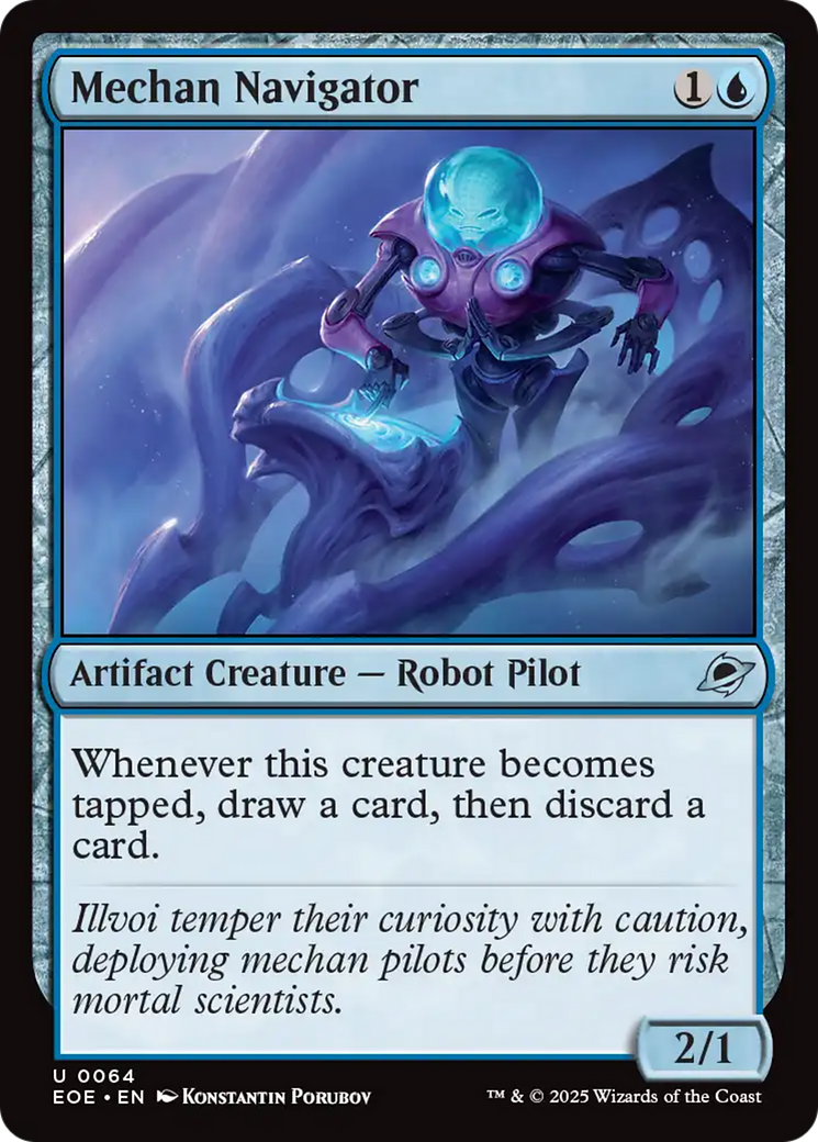 Magic: The Gathering - Mechan Navigator Foil - Edge of Eternities
