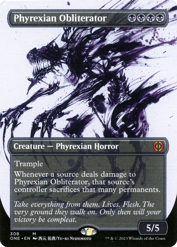 Magic: The Gathering - Phyrexian Obliterator - Phyrexia: All Will Be One