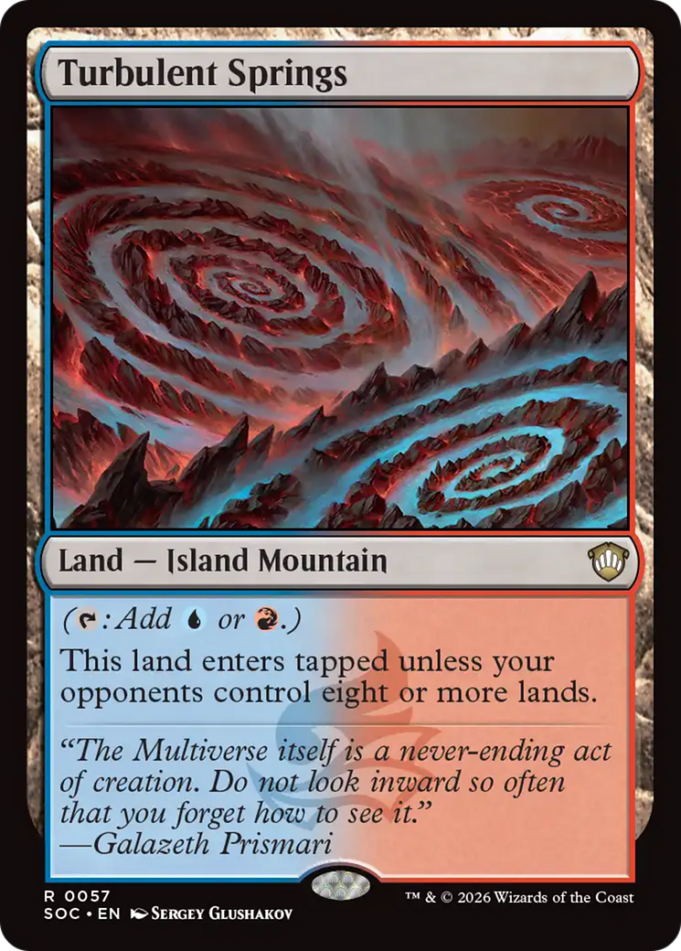 Magic: The Gathering - Turbulent Springs - Secrets of Strixhaven Commander
