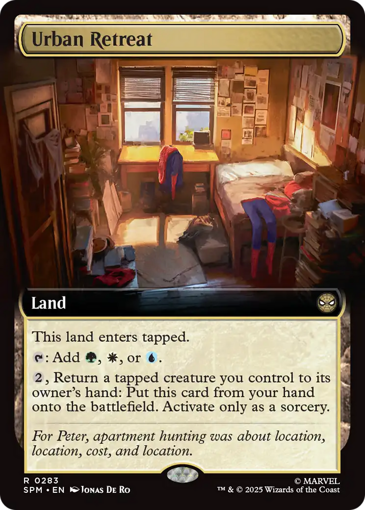 Magic: The Gathering - Urban Retreat Foil - Marvel's Spider-Man