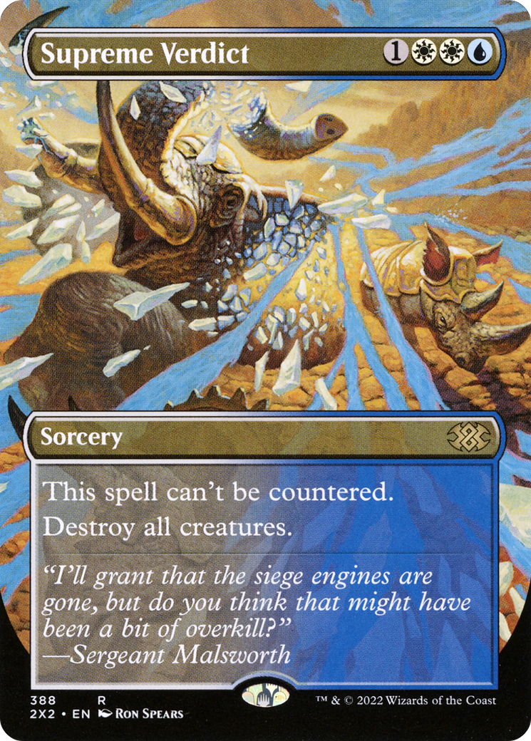 Magic: The Gathering - Supreme Verdict Foil - Double Masters 2022