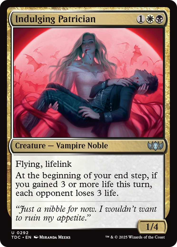 Magic: The Gathering - Indulging Patrician - Tarkir: Dragonstorm Commander