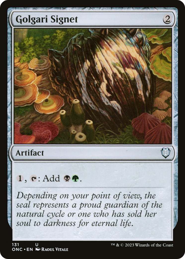 Magic: The Gathering - Golgari Signet - Phyrexia: All Will Be One Commander