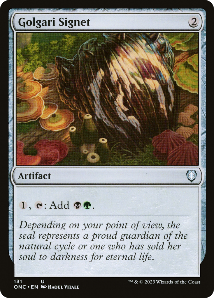 Magic: The Gathering - Golgari Signet - Phyrexia: All Will Be One Commander
