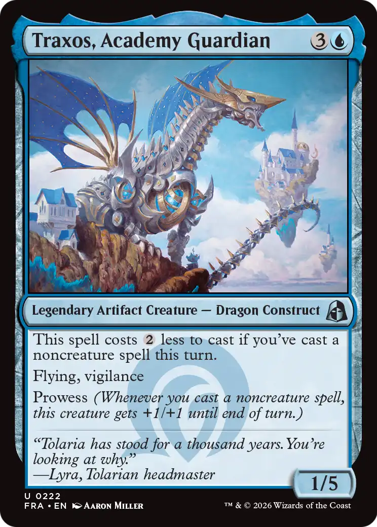 Magic: The Gathering - Traxos, Academy Guardian - Reality Fracture