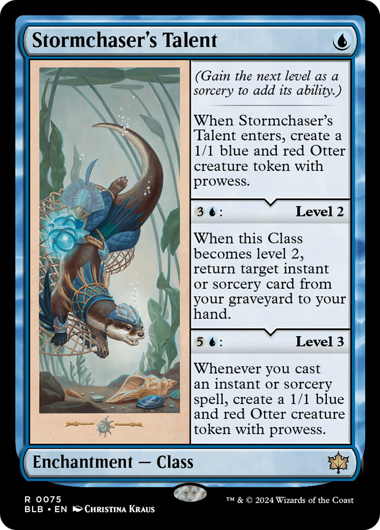 Magic: The Gathering - Stormchaser's Talent Foil - Bloomburrow