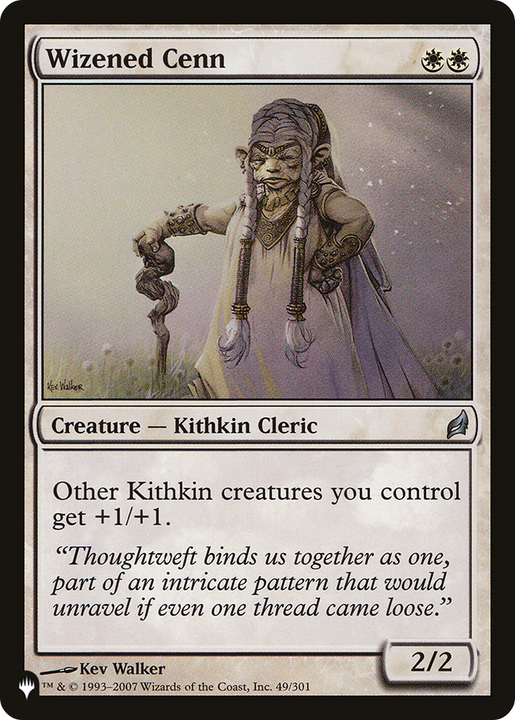 Magic: The Gathering - Wizened Cenn - The List