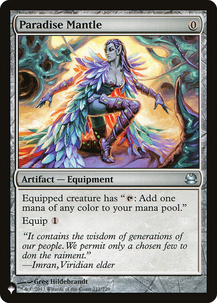 Magic: The Gathering - Paradise Mantle - The List