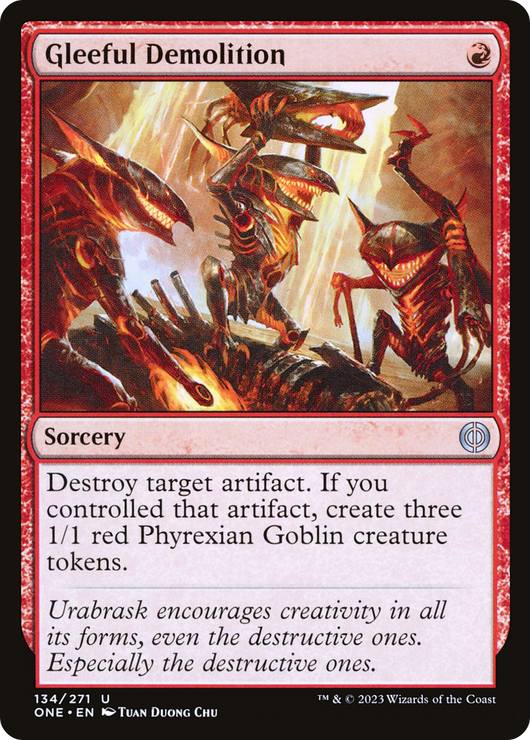 Magic: The Gathering - Gleeful Demolition - Phyrexia: All Will Be One