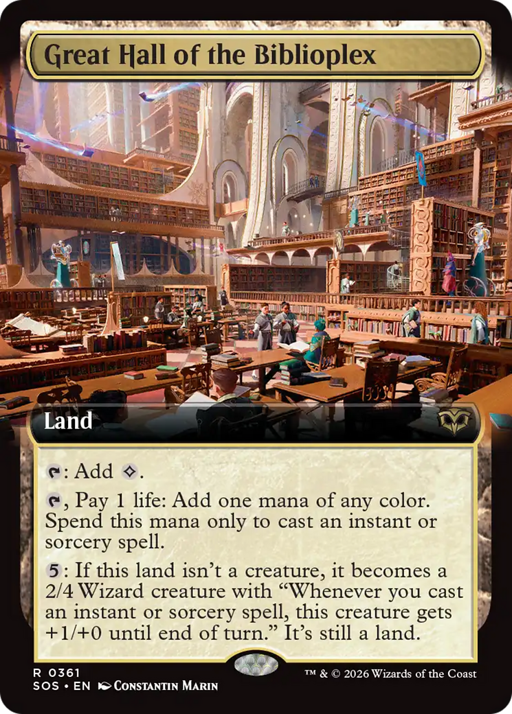 Magic: The Gathering - Great Hall of the Biblioplex - Secrets of Strixhaven