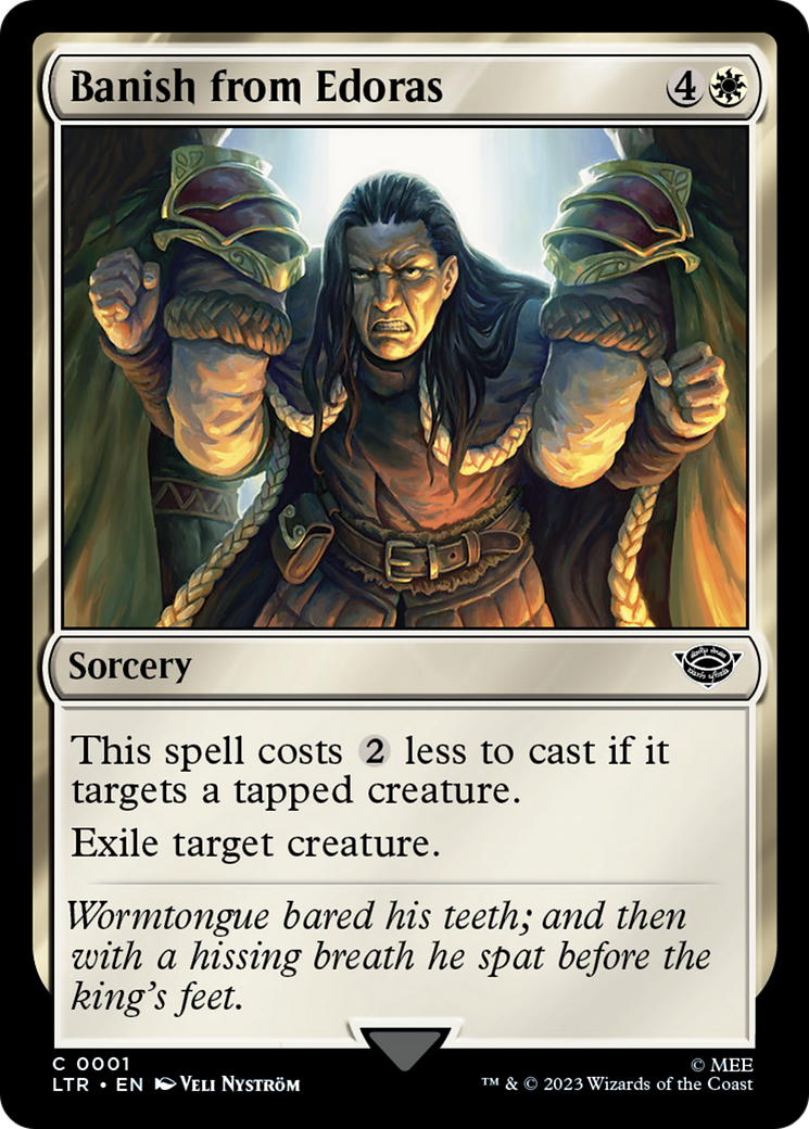 Magic: The Gathering - Banish from Edoras Foil - The Lord of the Rings: Tales of Middle-earth