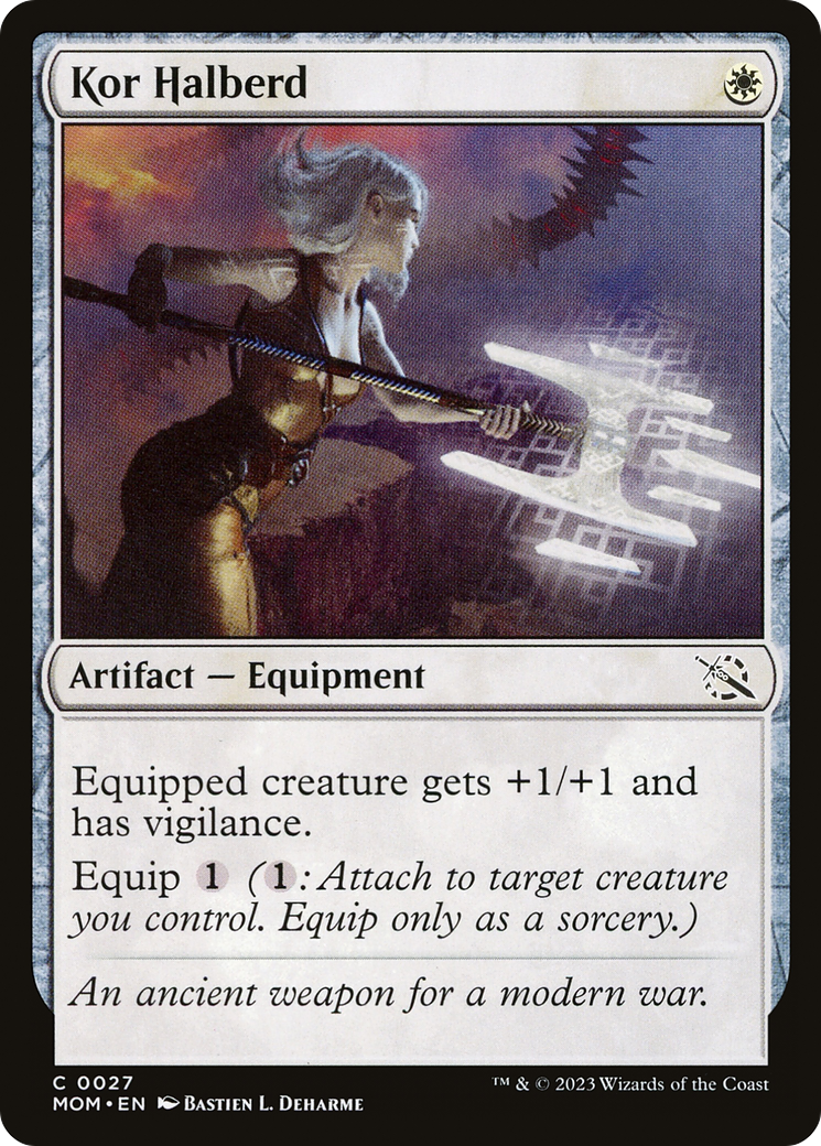 Magic: The Gathering - Kor Halberd - March of the Machine