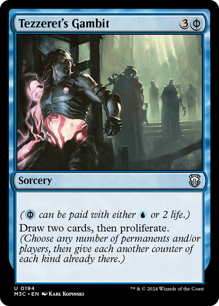 Magic: The Gathering - Tezzeret's Gambit - Modern Horizons 3 Commander
