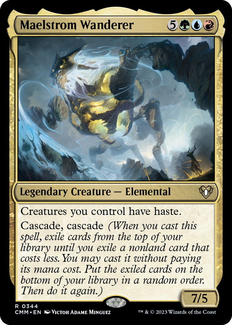 Magic: The Gathering - Maelstrom Wanderer Foil - Commander Masters