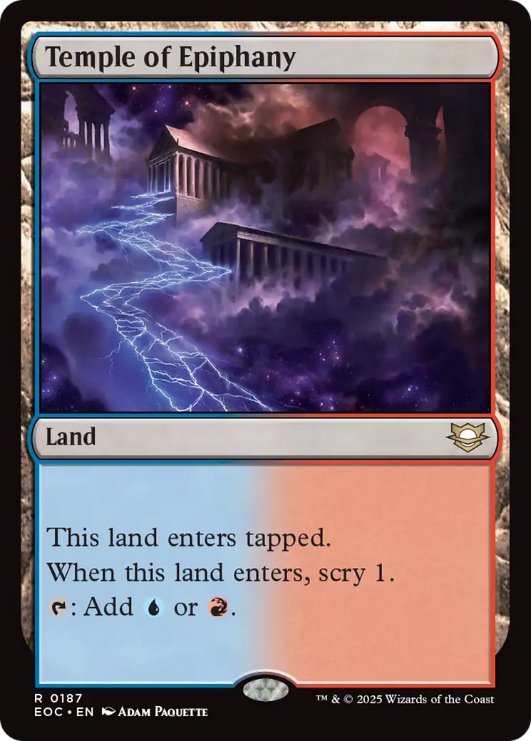 Magic: The Gathering - Temple of Epiphany - Edge of Eternities Commander