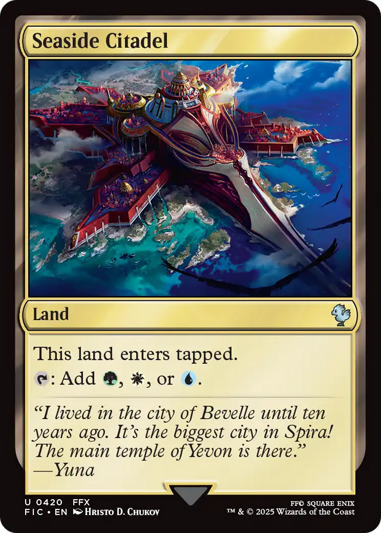 Magic: The Gathering - Seaside Citadel - Final Fantasy Commander